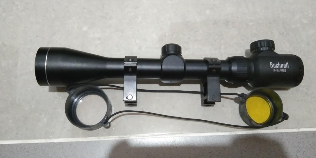 Bushnell 3-9x40 magnified scope for airsoft / airgun rifle ...