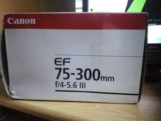 Canon Ef 75 300mm Usm Iii Lens Lens Kits Carousell Philippines