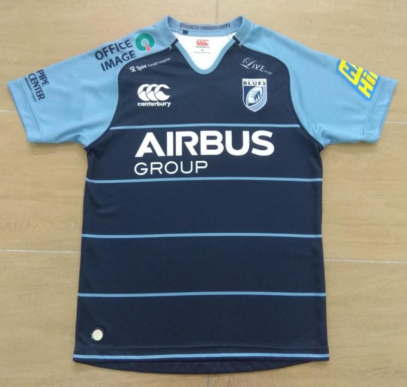 Canterbury Cardiff Blues Home 2015 2016 rugby jersey