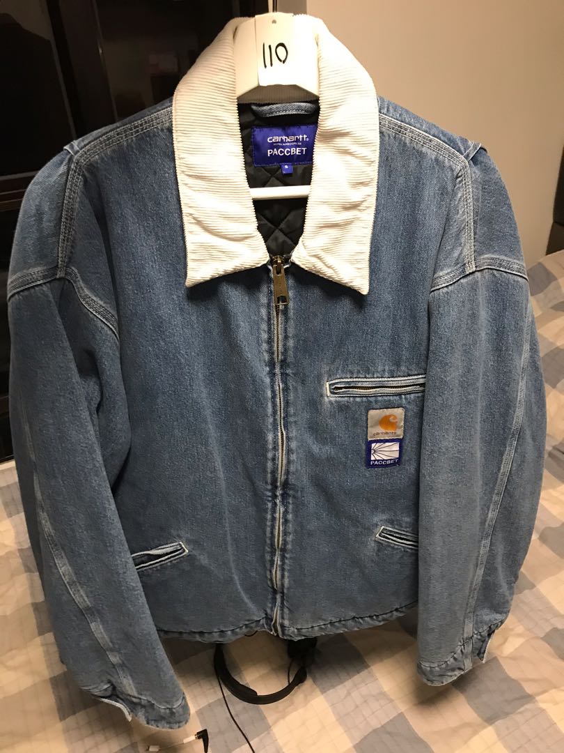 Carhartt x Paccbet Denim Detroit Jakcet Carousell