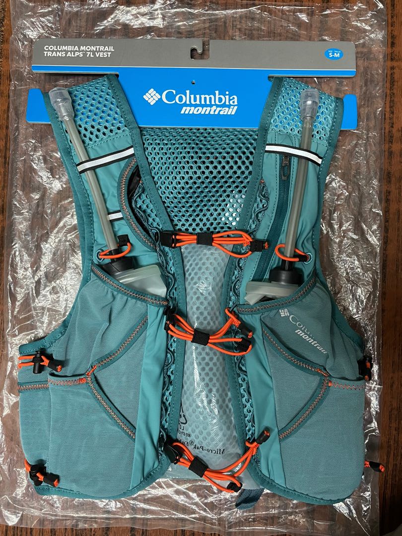 Columbia montrail trans alps 7L vest, 男裝, 外套及戶外衣服- Carousell