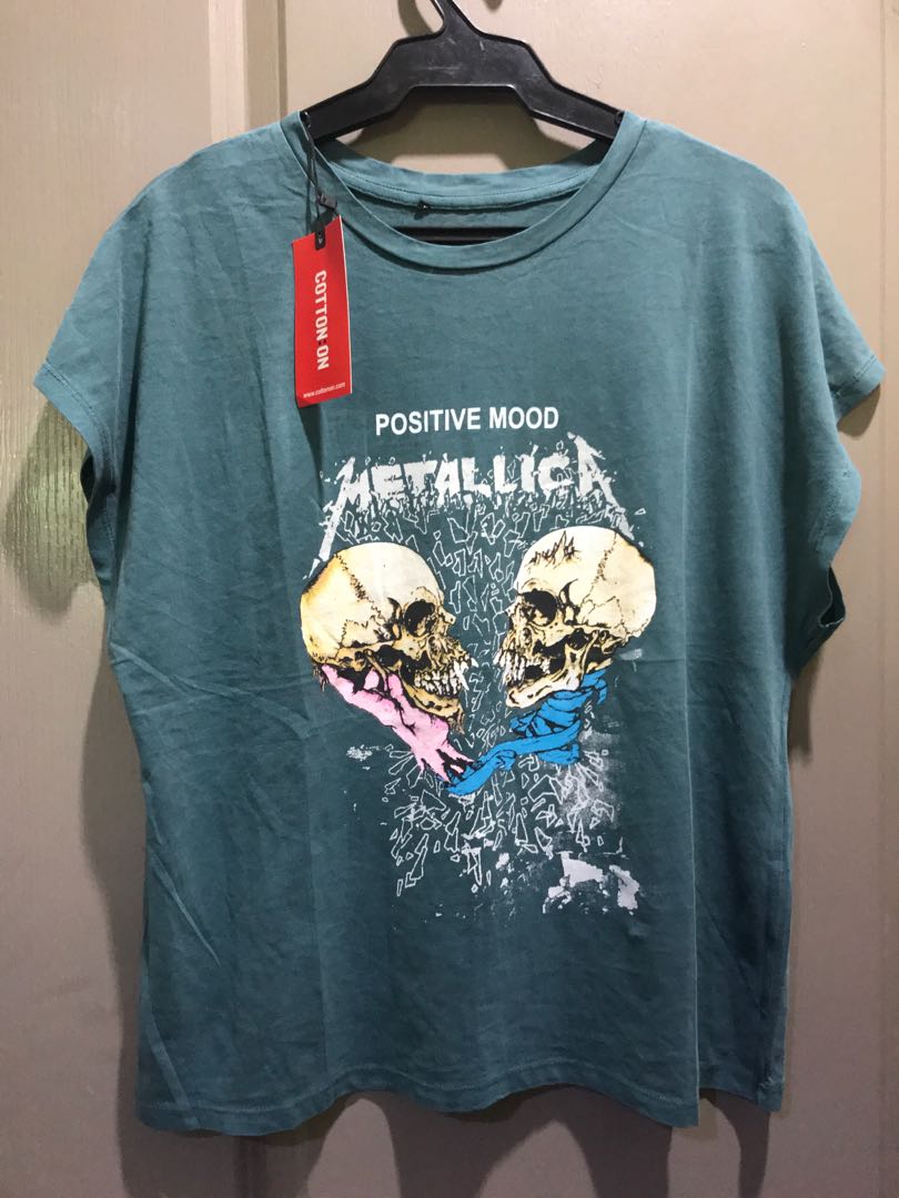 metallica green shirt
