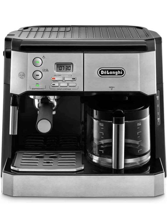 De Longhi Combi Coffee Machine Traditional Pump Espresso And Filter Coffee 1 25 Liter Bco431 S Black And Stainless Steel Tv Home Appliances Kitchen Appliances Coffee Machines Makers On Carousell