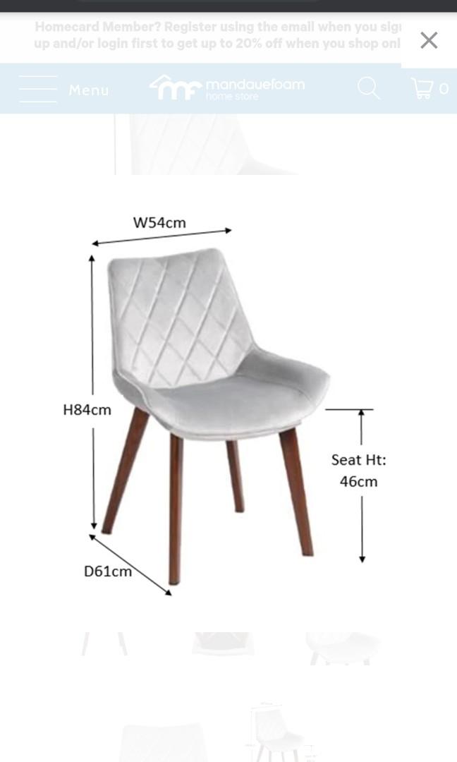 Dining Chairs Mandaue Foam, Furniture & Home Living, Furniture, Chairs