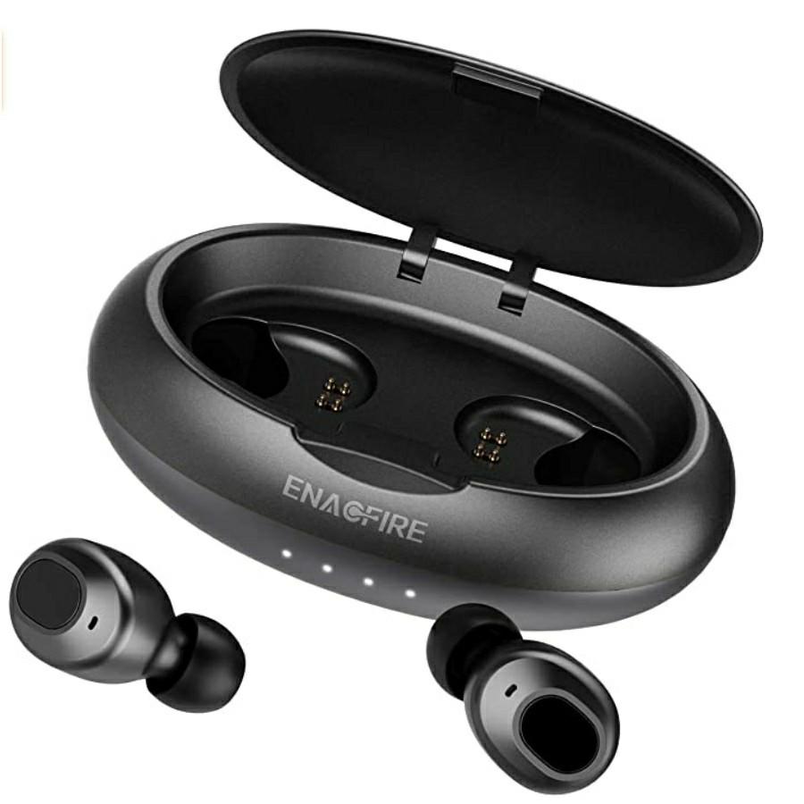 ENACFIRE E19 Bluetooth Headphones with 15H Playtime Deep Bass Stereo Sound Bluetooth V5.0 Earbuds Built in Microphone W Audio Headphones Headsets on Carousell