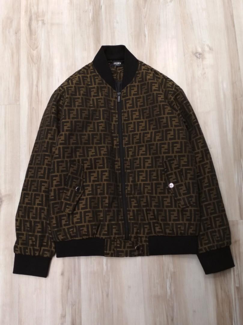Fendi monogram bomber jacket sale