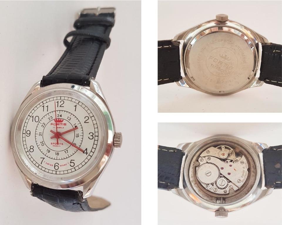 Fortis Watch Company, Vintage Fortis Wristwatch, Art Deco, Swiss Made