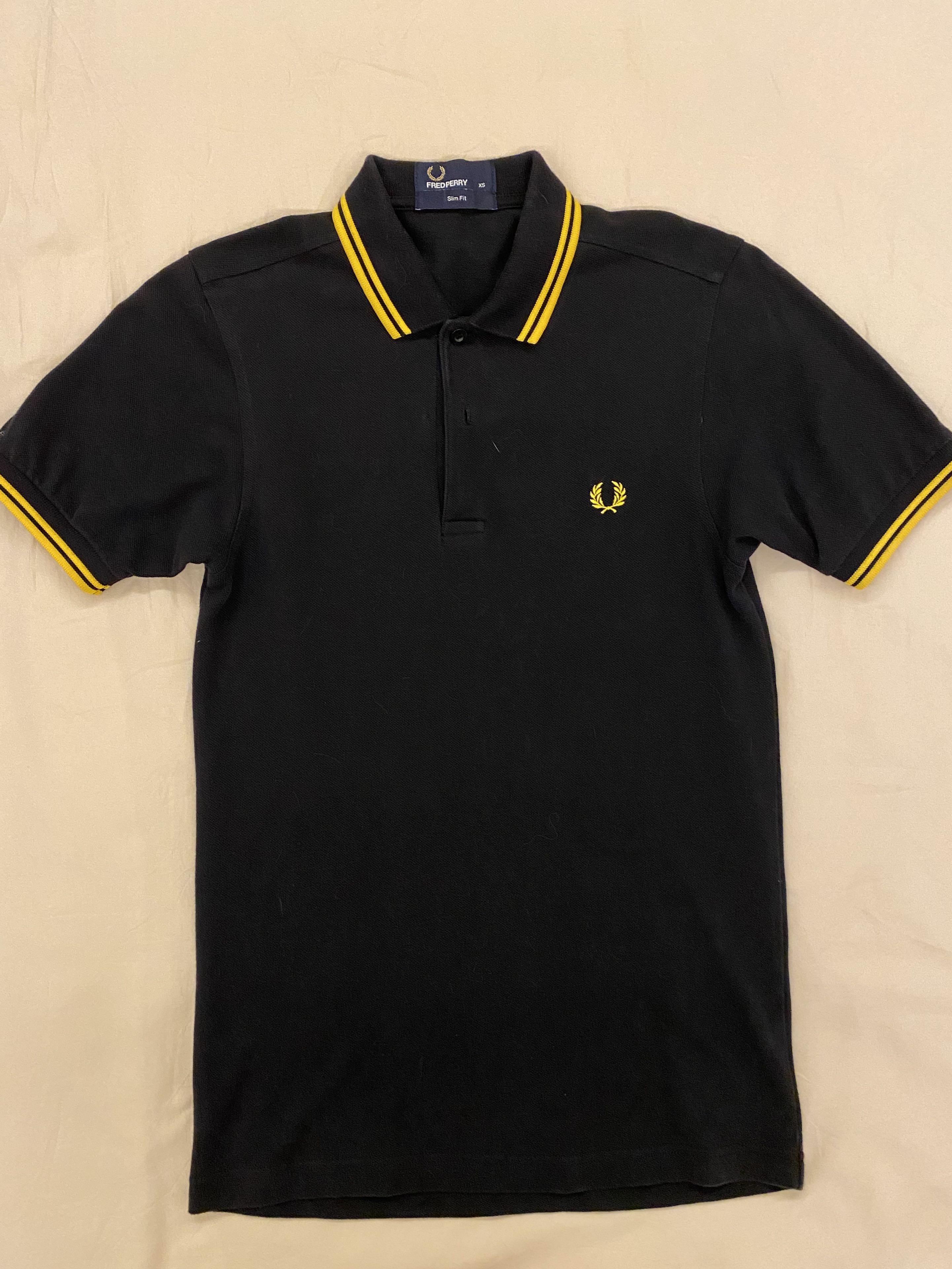 Yellow fred perry sweatshirt clearance