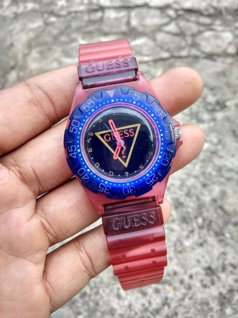 Guess online diver watch