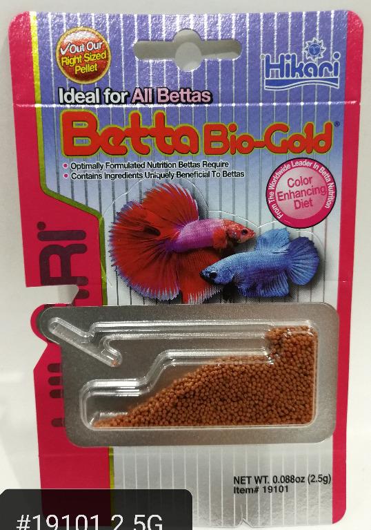 Hikari Betta Bio Gold Fish Feed Food Aquarium 2.5gram BioGold