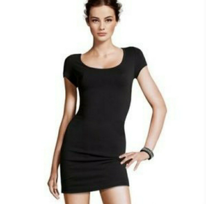 H&m bodycon dress black clearance