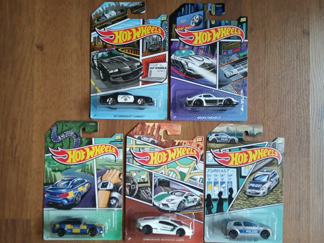 Hot wheels police set hot sale