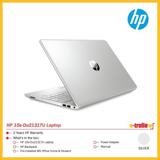 HP 15s-Du2131TU Laptop (SILVER), Computers & Tech, Laptops & Notebooks ...