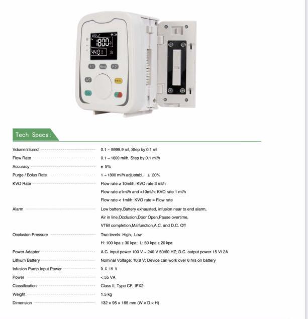 Infusion Pump M1 22 (Category: Hose and Watering Devices) located in Calamba. Submitted by jpfernandez (Listing ID 1036940830, Image 1). Description: M1 22 linfusion pump ,open for order, kindly send message for more details. Thank You .