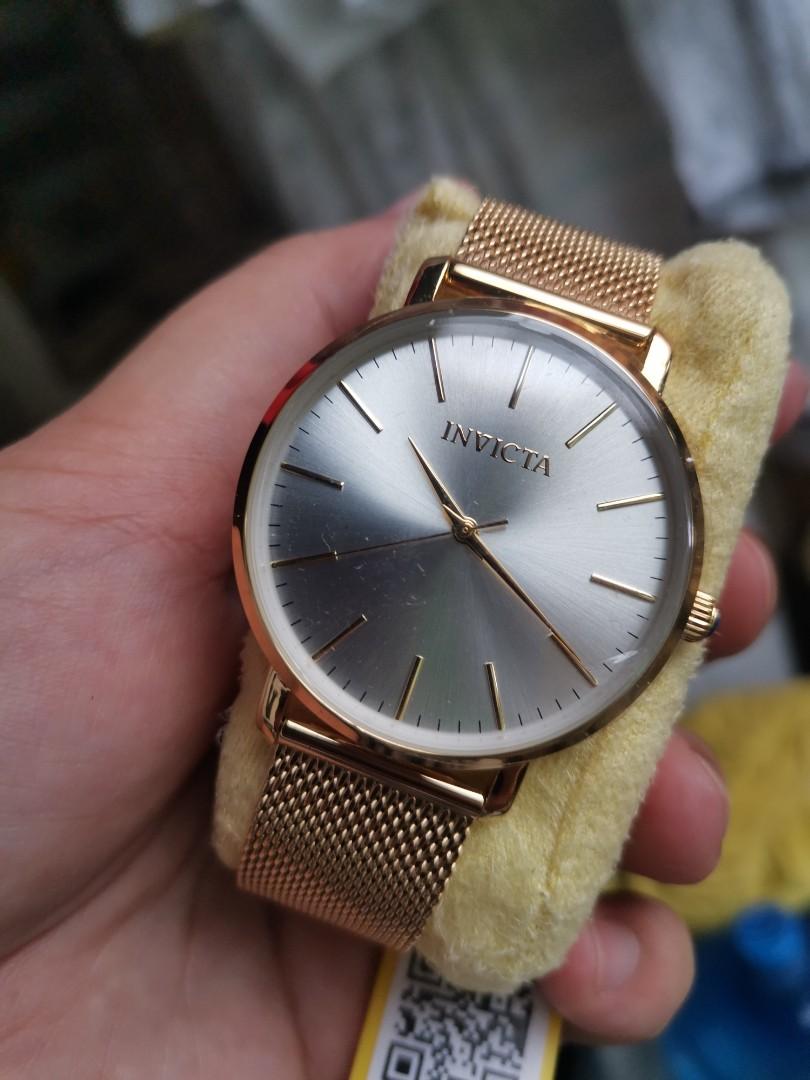 Invicta angel Gold mesh strap Women s Fashion Watches