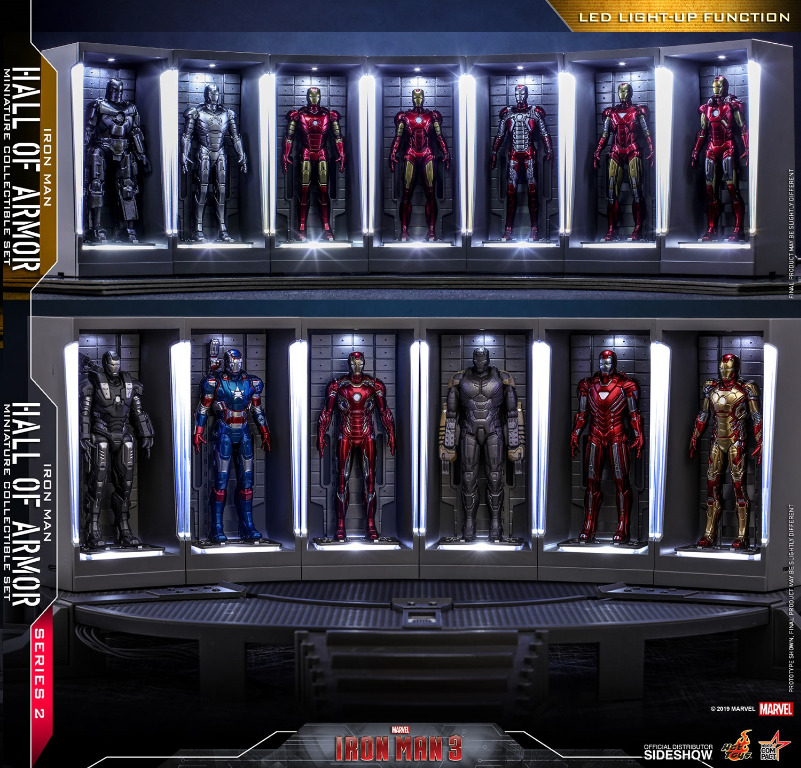 Iron man hall on sale of armor miniature