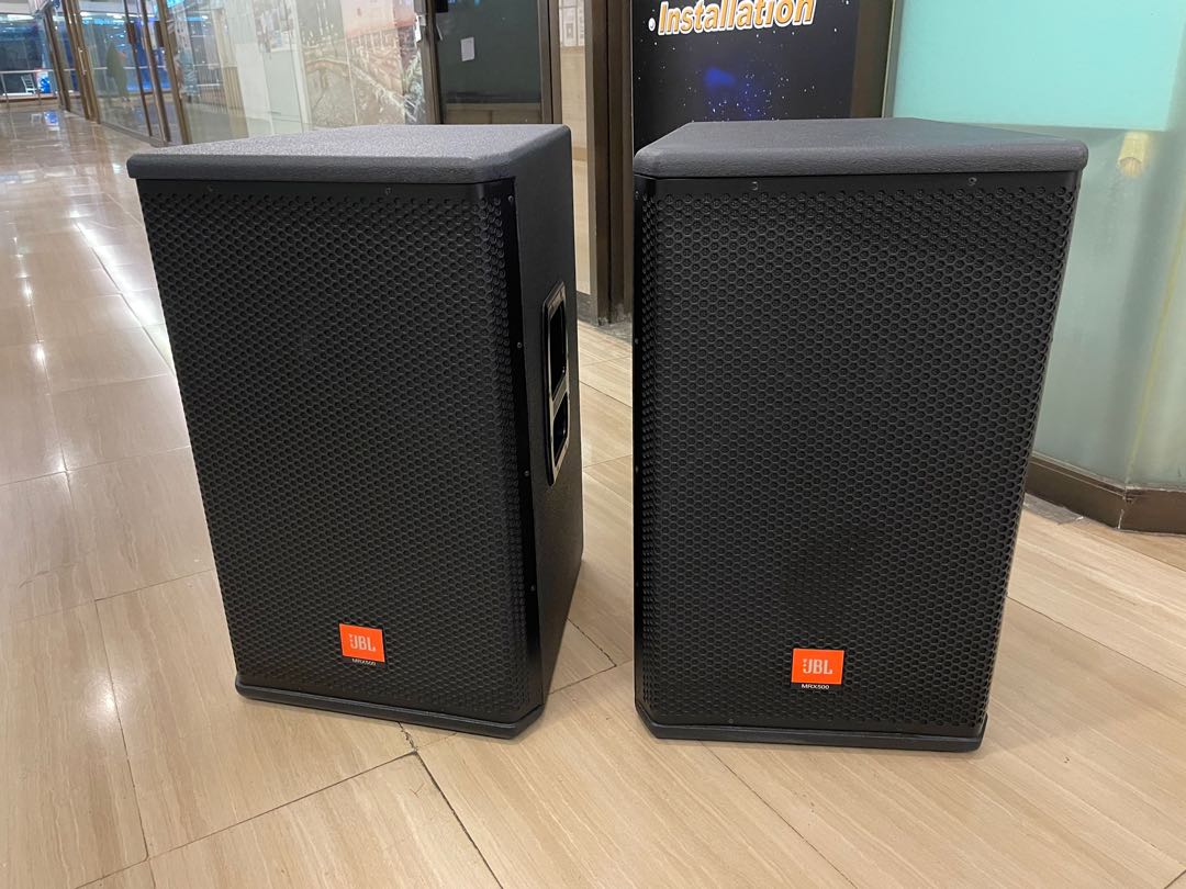 JBL MRX515 Speakers Crown XTI 4000 Power Amplifier Audio
