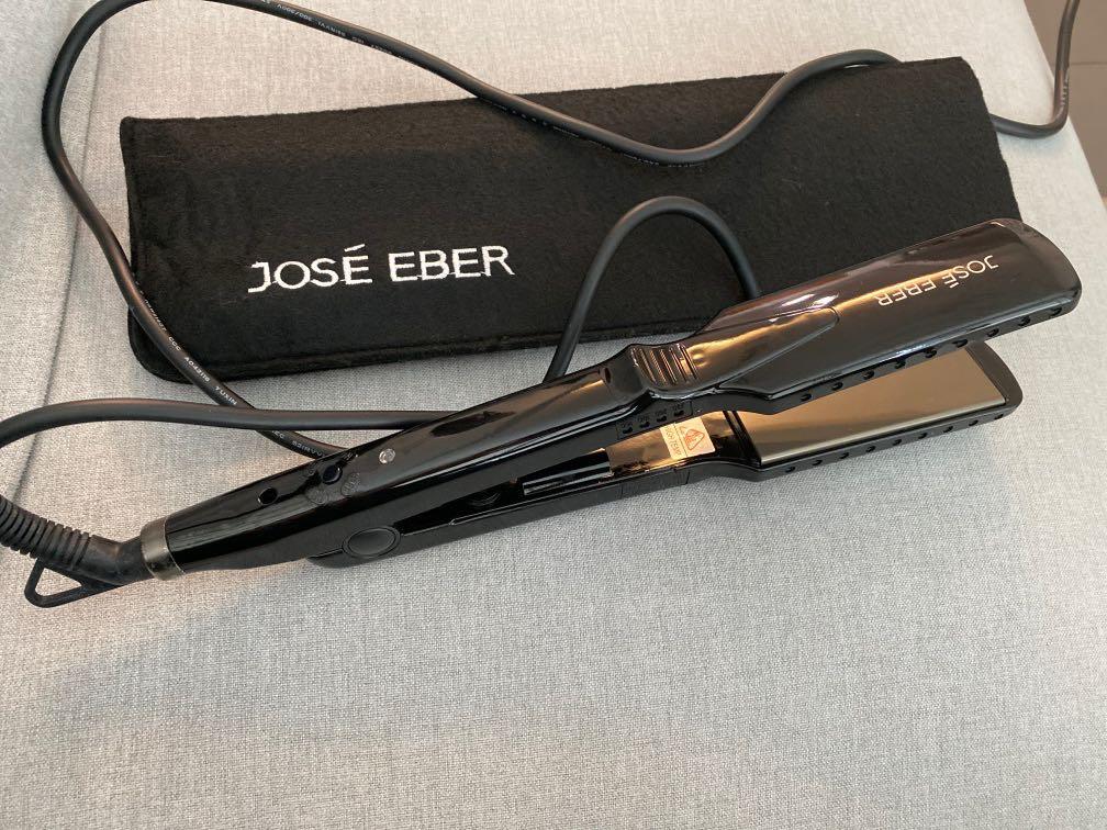 Jose Eber Wet or Dry Styling Iron 1.5 Black Gloss Beauty Personal Care Hair on Carousell
