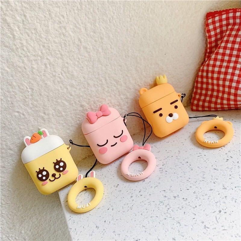 Kakao Friends Apeach Airpods Case Mobile Phones And Tablets Mobile And Tablet Accessories Cases 8255