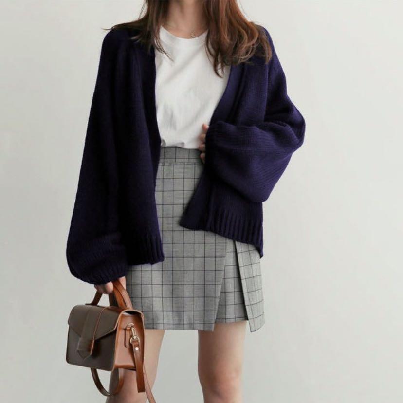 korean cardigan outfit