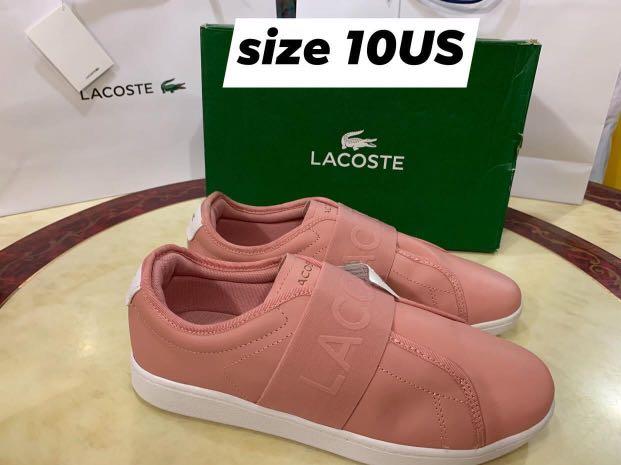 Lacoste Carnaby evo slip Women s Fashion Footwear Sneakers on Carousell