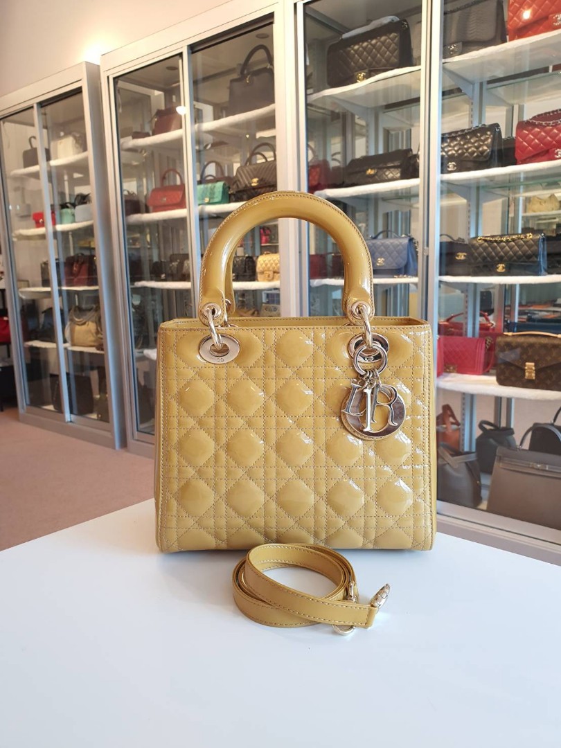 Lady dior yellow 2025
