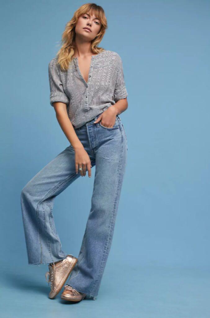 Levi's altered sales wide leg