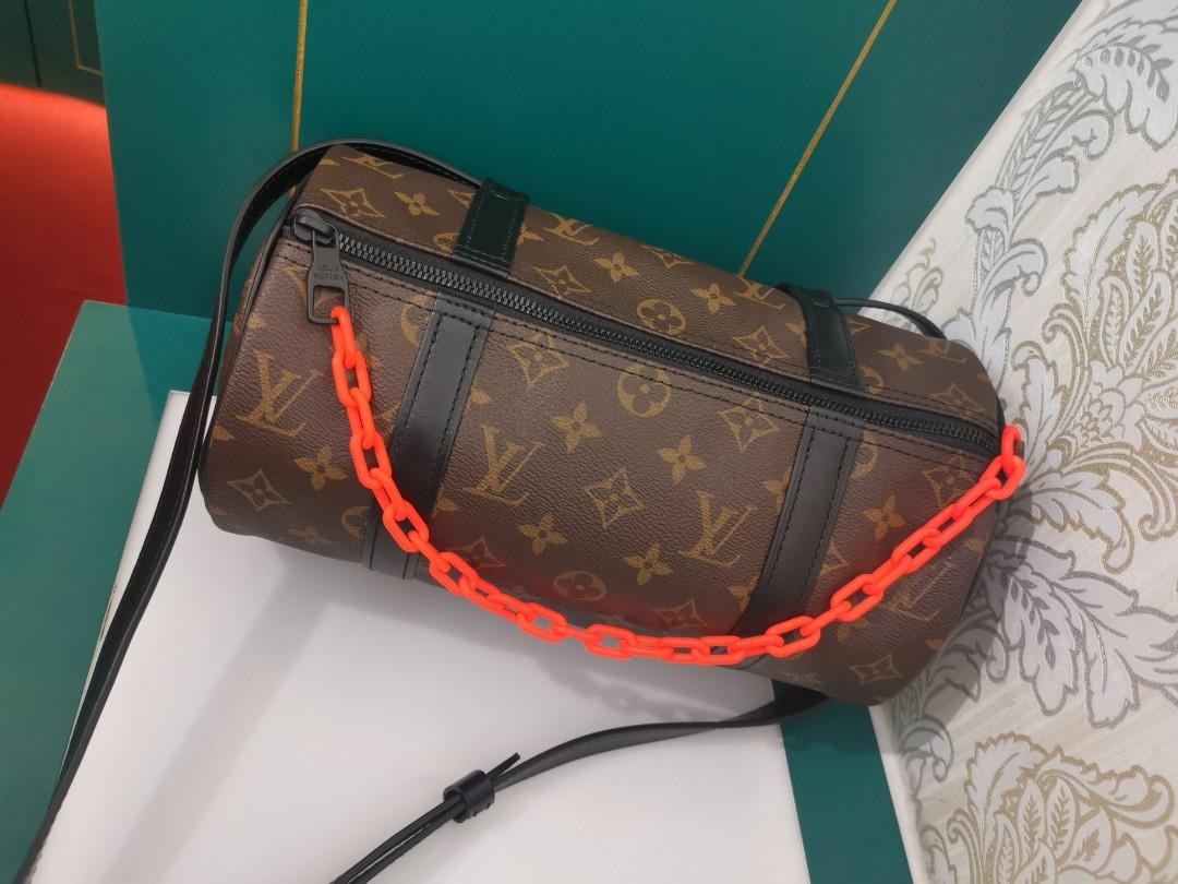 Like New LV Polochon Papillon Messenger Mini Monogram Canvas