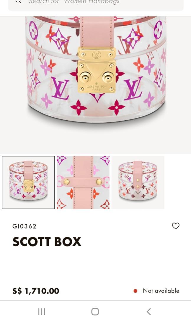 Louis Vuitton Scott Box with Pink & Red Motifs – Coco Approved Studio