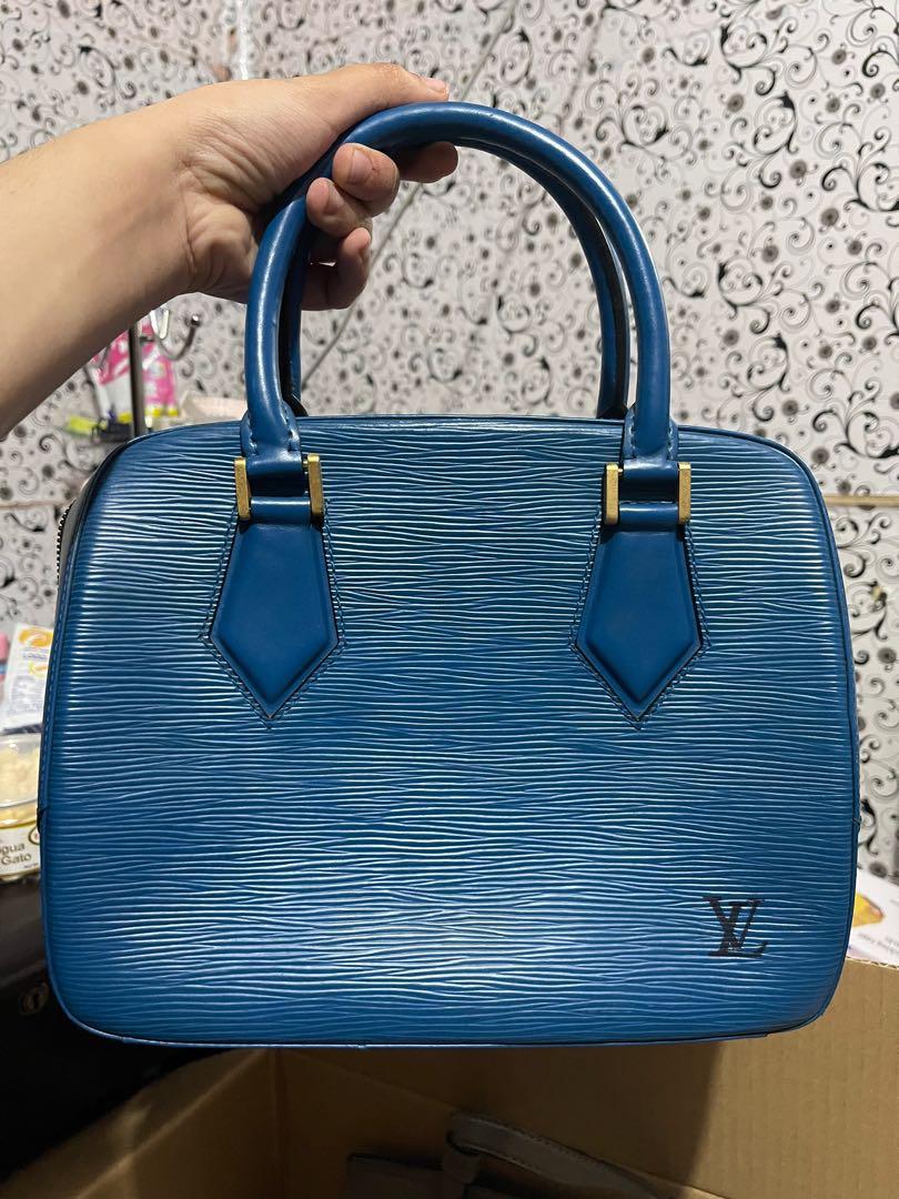 Louis Vuitton LV Sablon Epi Blue, Luxury, Bags & Wallets on Carousell