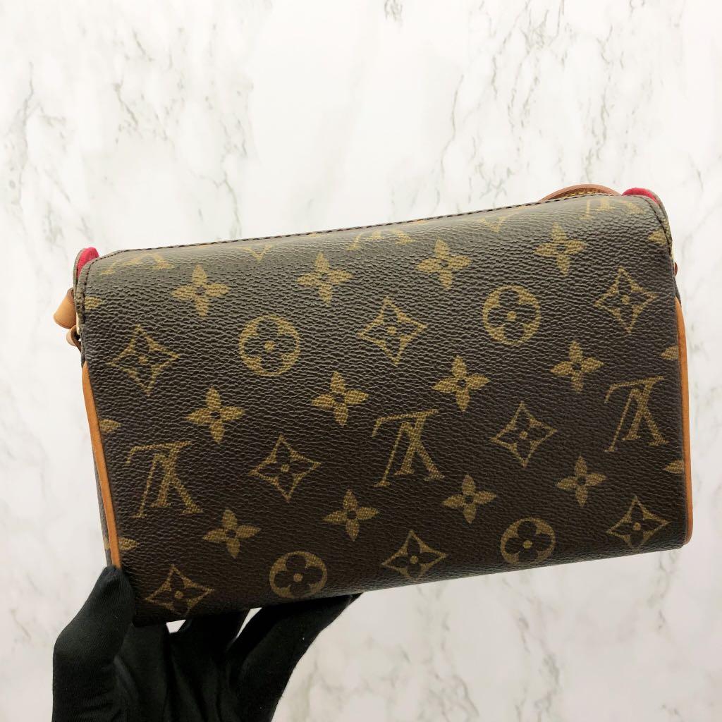 Auth LOUIS VUITTON Recital M51900 Monogram Women's Handbag Beautiful