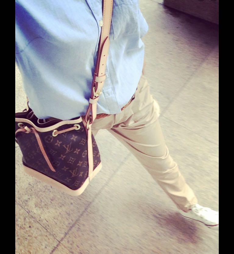 Louis Vuitton Damier Azur Noe BB - White Shoulder Bags, Handbags - LOU96347