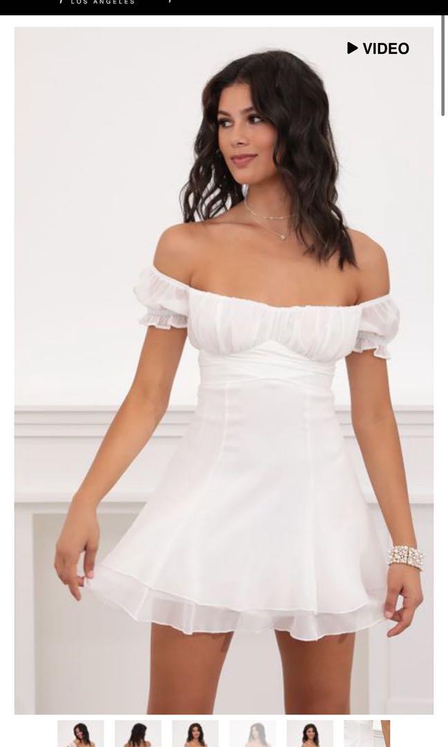 White dress lucy outlet in the sky