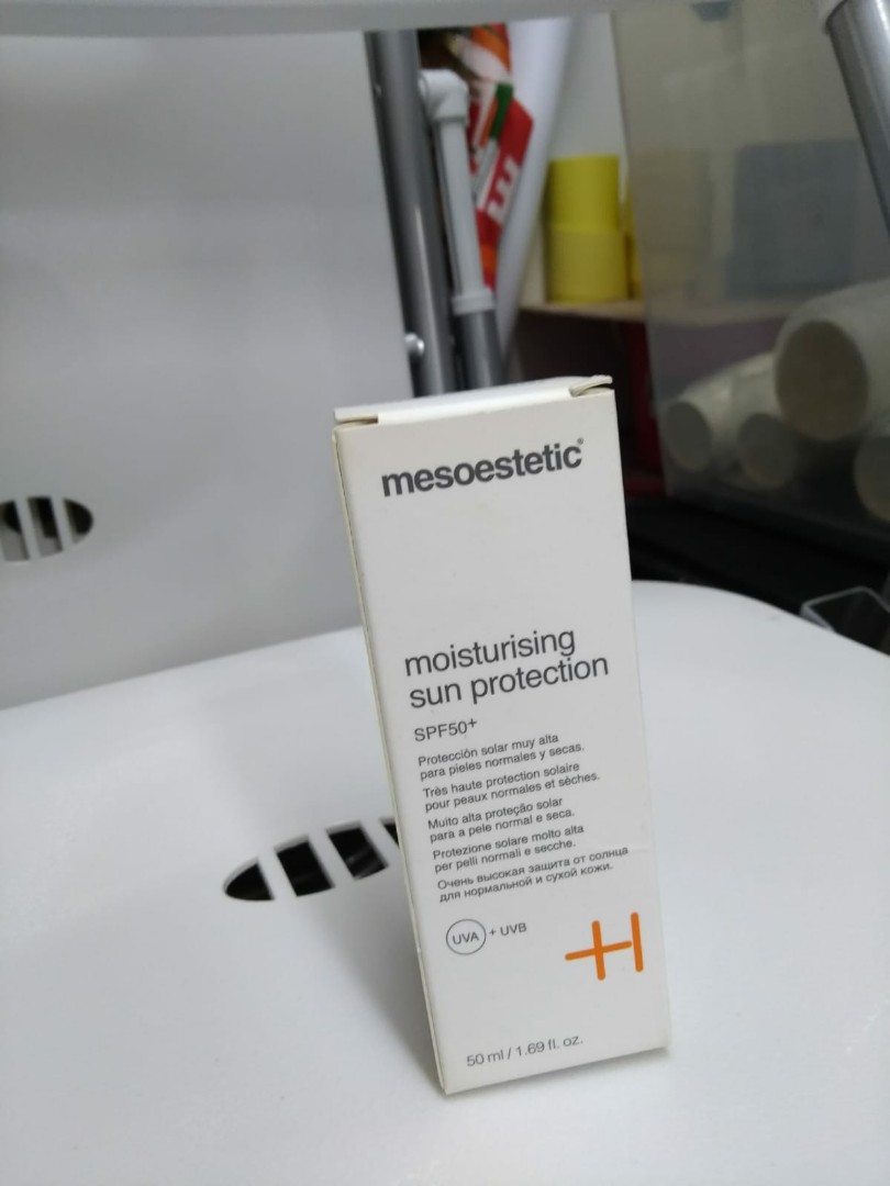 moisturising sun protection mesoestetic