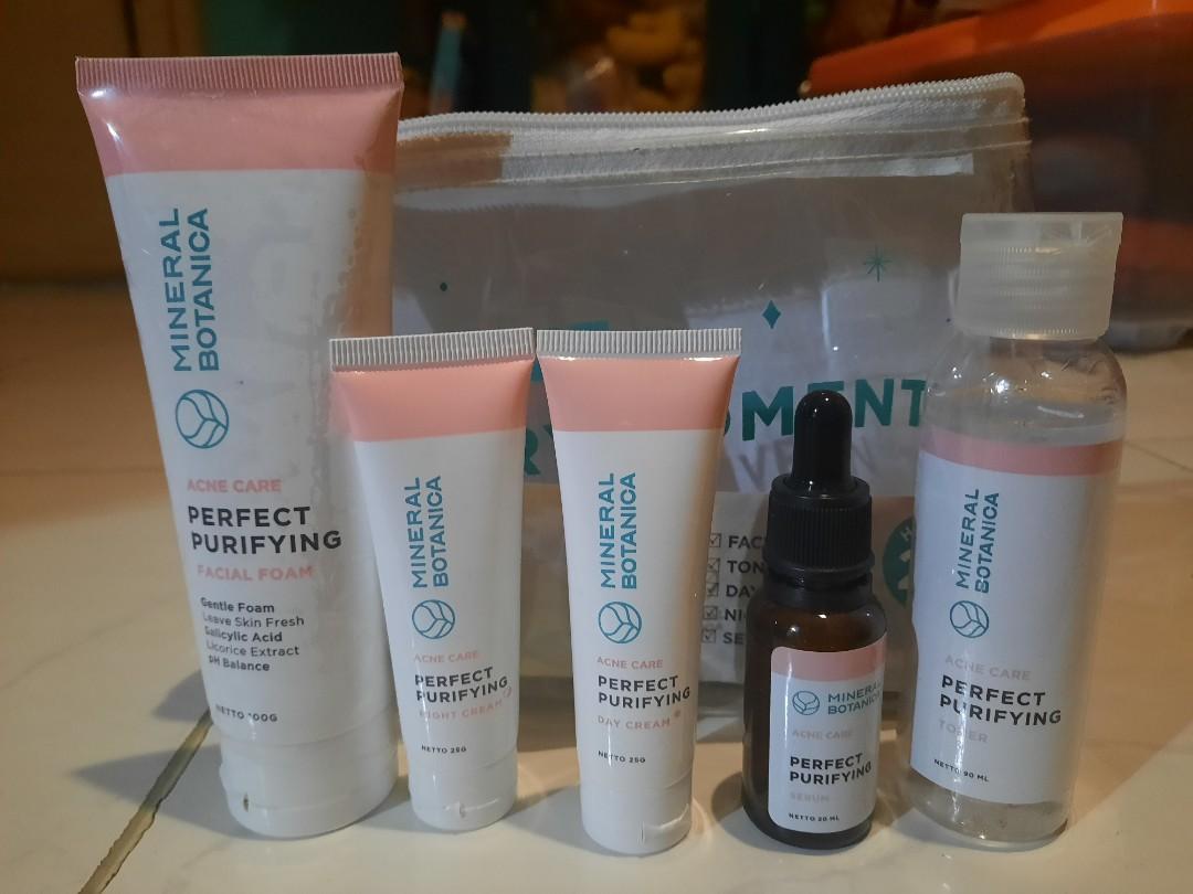 mineral botanica acne care perfect purifying facial foam