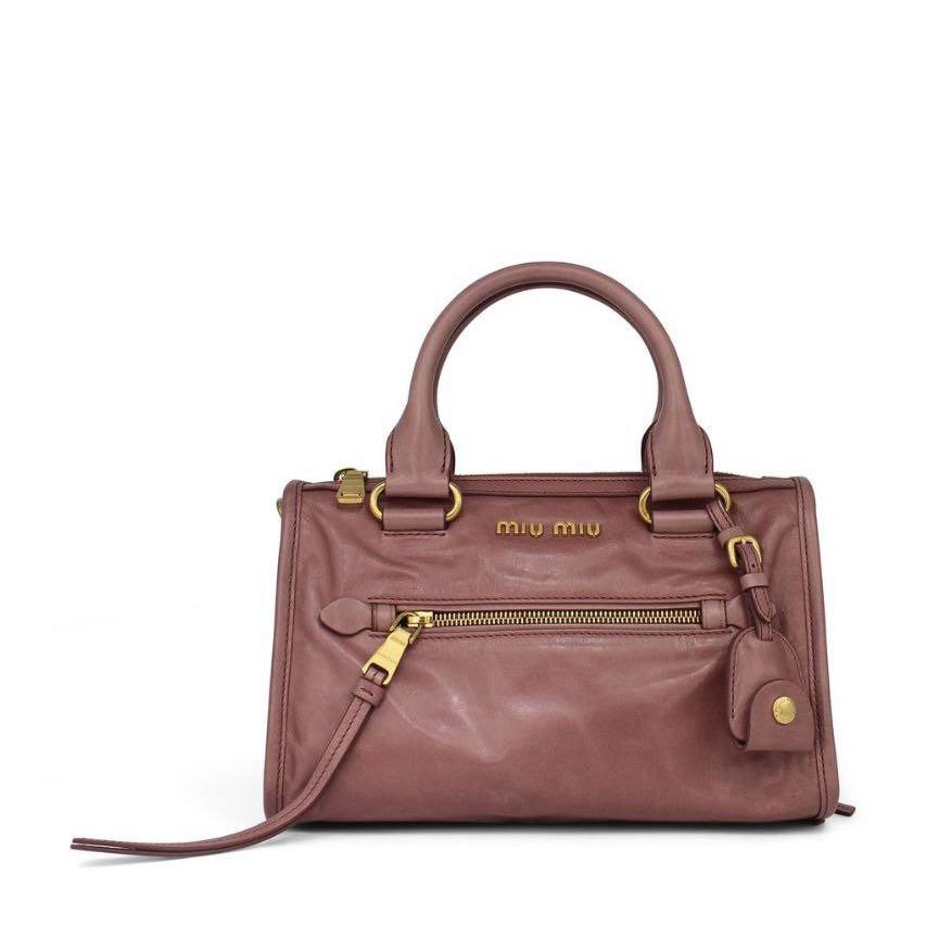 Miu miu bauletto vitello shine top