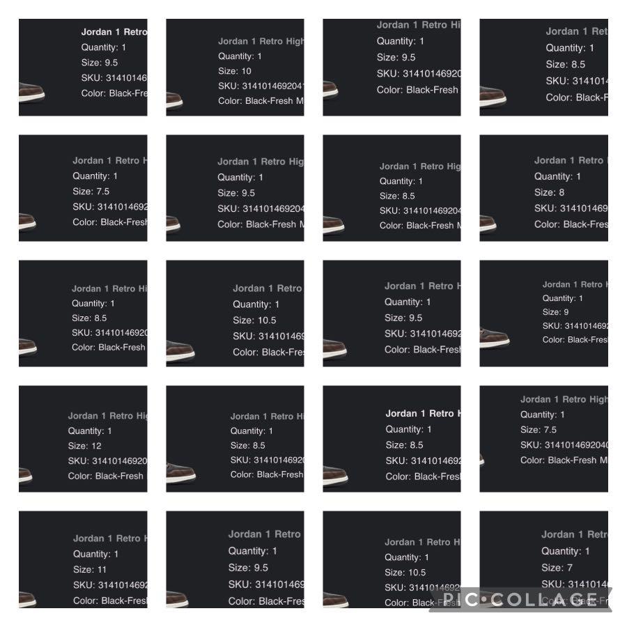 jordan 1 retro size 8