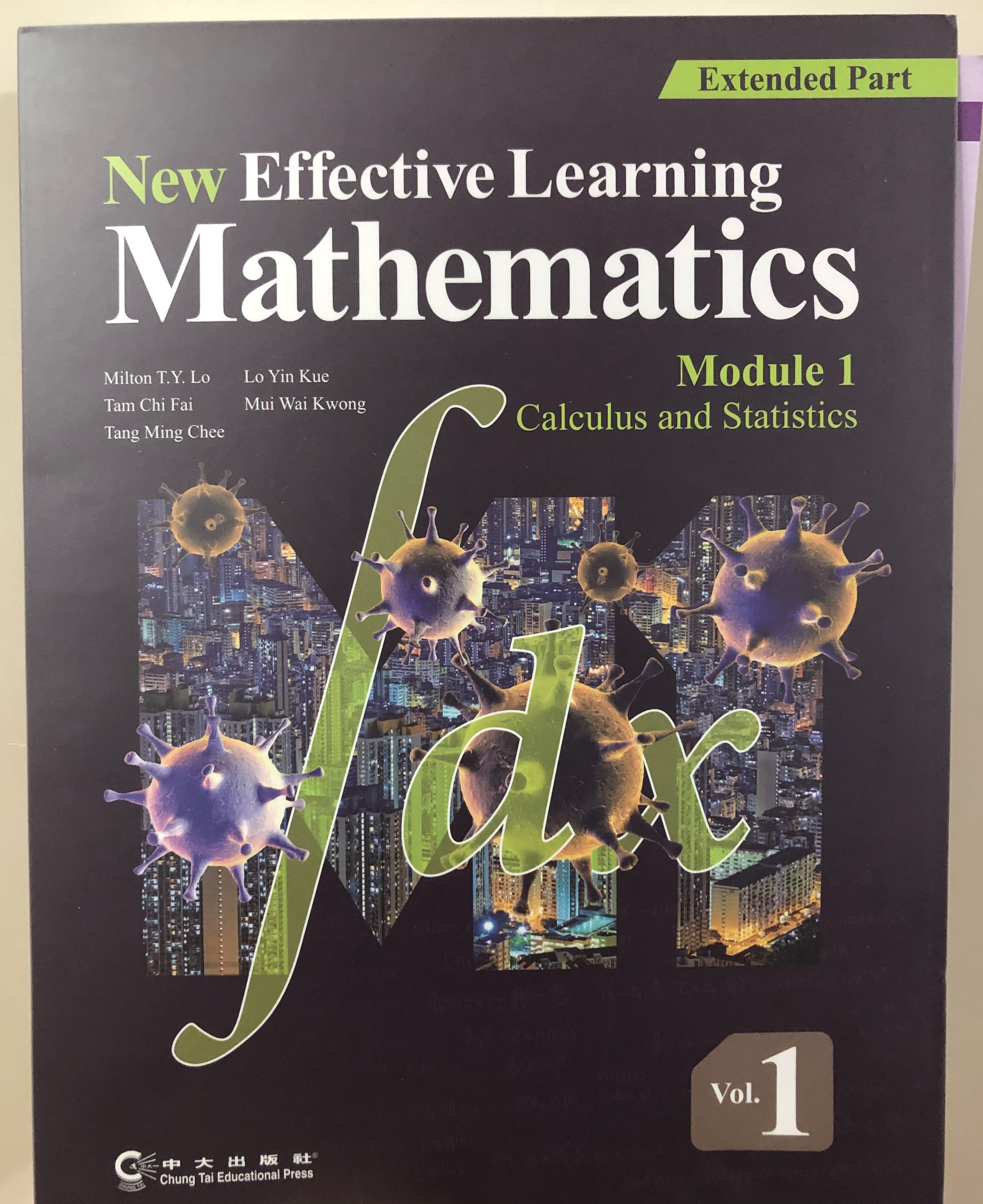 New effective learning mathematics module 1 calculus and statistics