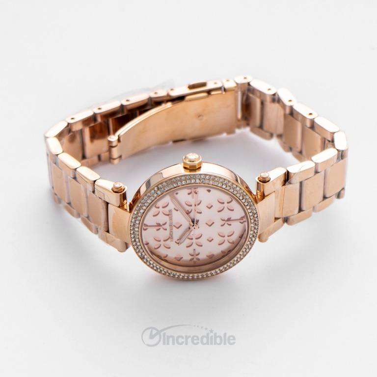 NEW Michael Kors Women s Mini Parker Three Hand Rose Gold Tone Stainless Steel 33MM Watch MK6470 Luxury Watches on Carousell