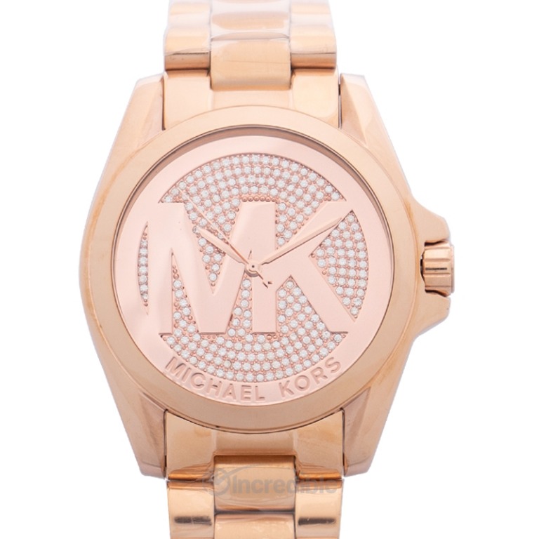 [NEW] Michael Kors Bradshaw Stainless Steel Quartz Gold-Tone Dial ...