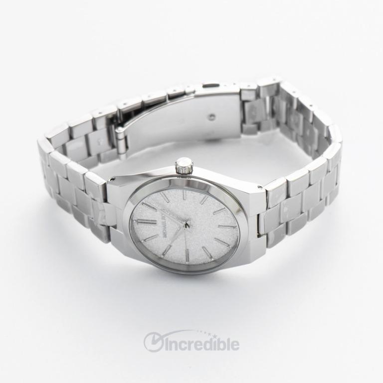 Michael kors channing silver quartz watch new arrivals