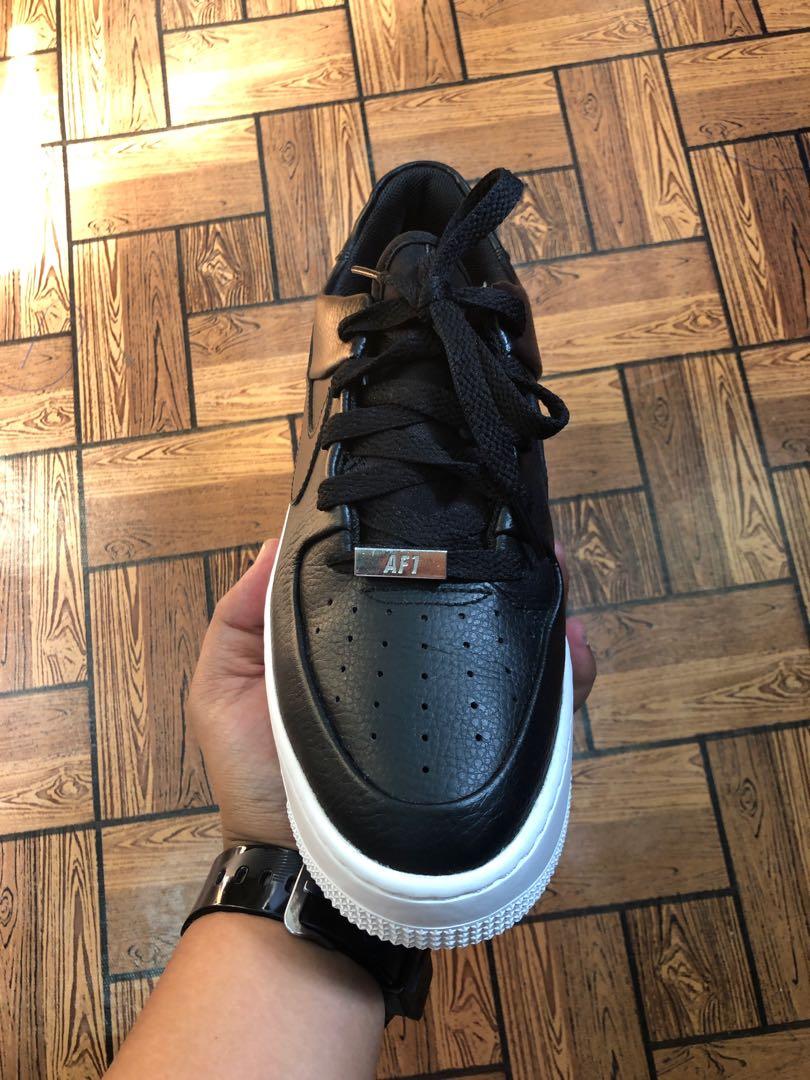 Air force 1 sage low women's shoe black hot sale