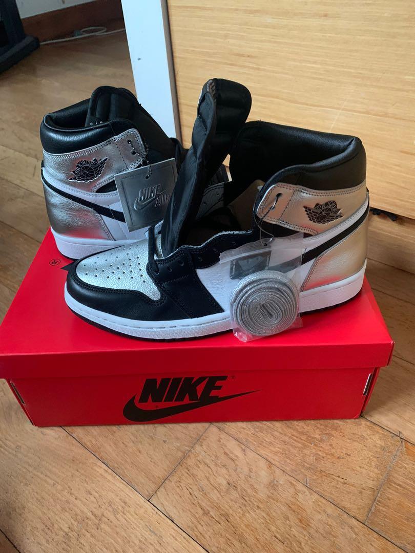 jordan 1 silver box
