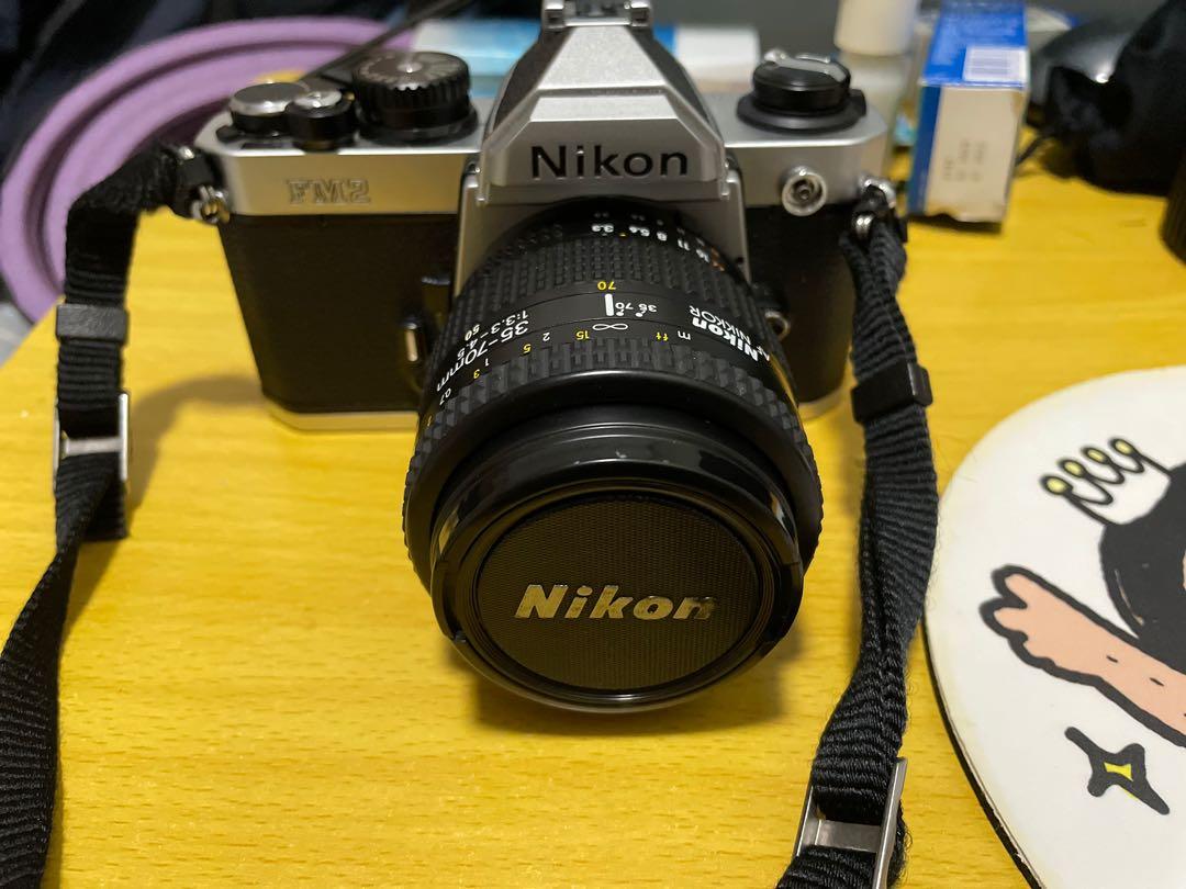 ⭐️Nikon FM2 菲林相機with 原裝nikon 35-70mm f3.3-4.5 zoom 鏡同
