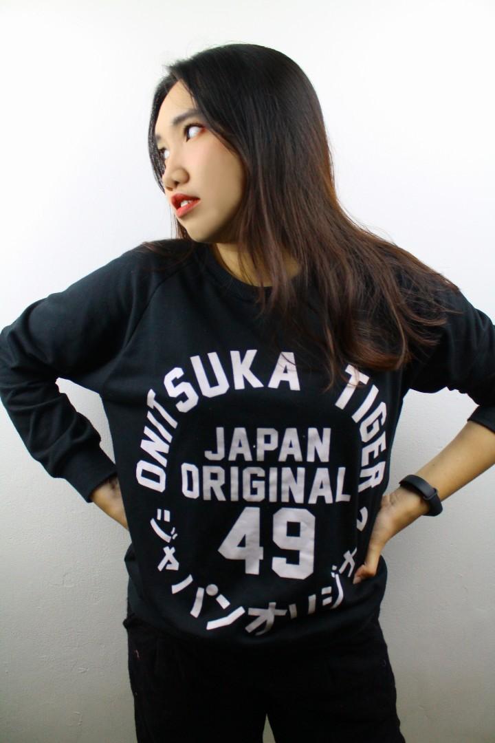 sweat onitsuka tiger noir