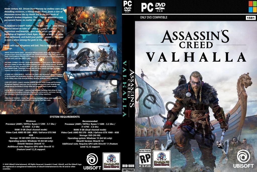 Pc Assassin S Creed Valhalla Video Gaming Video Games On Carousell