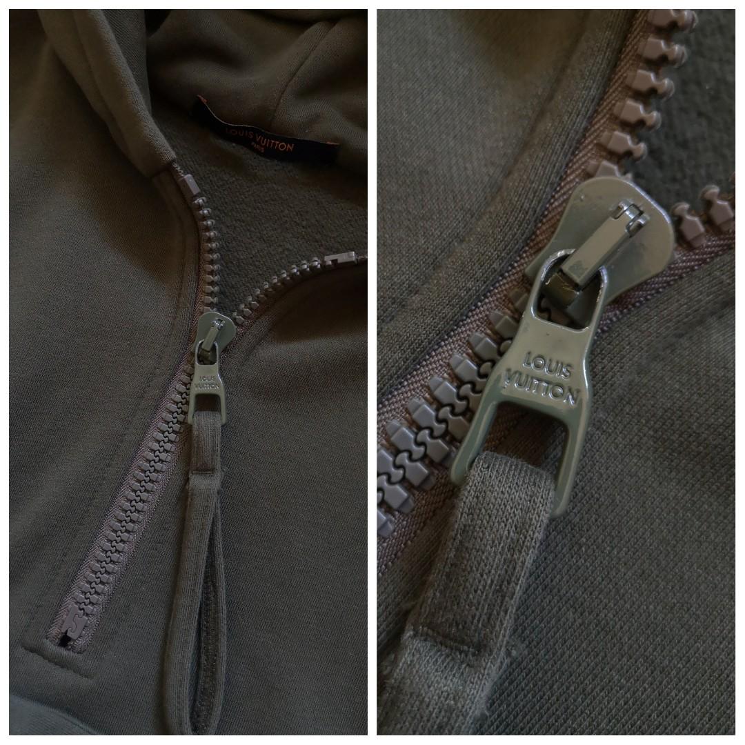 Louis Vuitton 3D Patched Half Zip Hoodie “White”