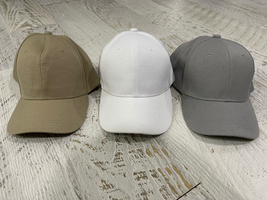 Plain Adjustable Baseball Cap, Men's