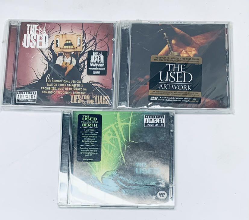 Post hardcore band The Used cd x 3, 興趣及遊戲, 收藏品及紀念品