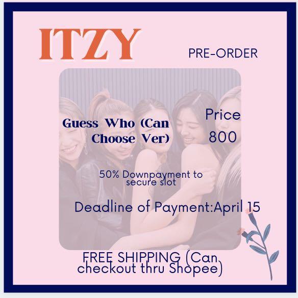 Pre Order For Itzy Guess Who Album Hobbies Toys Memorabilia Collectibles K Wave On Carousell